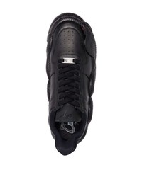 Baskets basses en cuir noires Giuseppe Zanotti