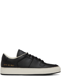 Baskets basses en cuir noires Common Projects