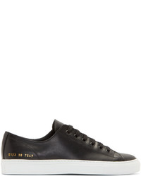 Baskets basses en cuir noires Common Projects