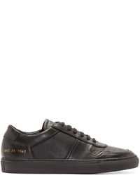 Baskets basses en cuir noires Common Projects