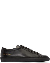 Baskets basses en cuir noires Common Projects