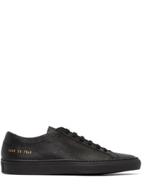 Baskets basses en cuir noires Common Projects