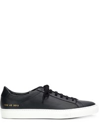 Baskets basses en cuir noires Common Projects