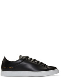 Baskets basses en cuir noires Common Projects