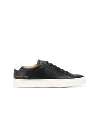 Baskets basses en cuir noires Common Projects