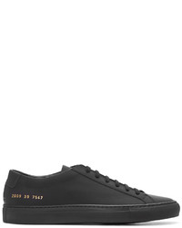 Baskets basses en cuir noires Common Projects