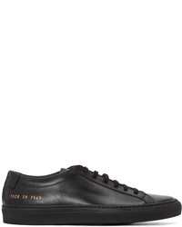 Baskets basses en cuir noires Common Projects