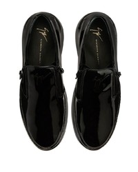 Baskets basses en cuir noires Giuseppe Zanotti