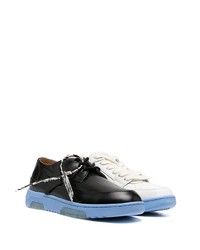 Baskets basses en cuir noires Off-White