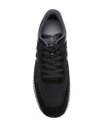 Baskets basses en cuir noires Hogan