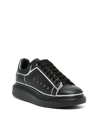 Baskets basses en cuir noires Alexander McQueen