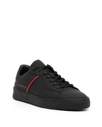 Baskets basses en cuir noires Filling Pieces