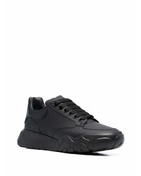 Baskets basses en cuir noires Alexander McQueen