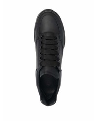 Baskets basses en cuir noires Alexander McQueen