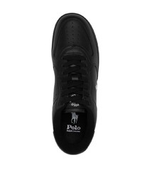 Baskets basses en cuir noires Polo Ralph Lauren