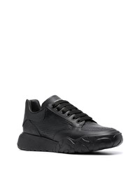 Baskets basses en cuir noires Alexander McQueen