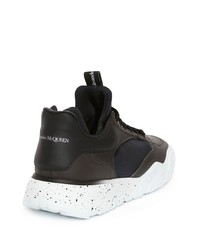 Baskets basses en cuir noires Alexander McQueen