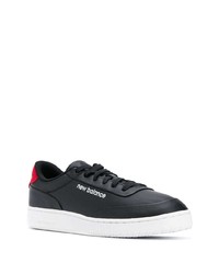 Baskets basses en cuir noires New Balance