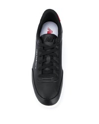 Baskets basses en cuir noires New Balance