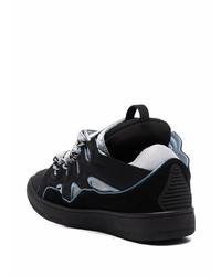 Baskets basses en cuir noires Lanvin