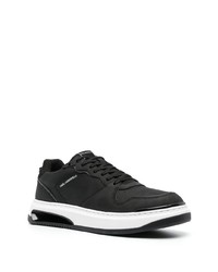 Baskets basses en cuir noires Karl Lagerfeld