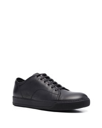 Baskets basses en cuir noires Lanvin