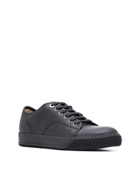 Baskets basses en cuir noires Lanvin