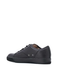 Baskets basses en cuir noires Lanvin