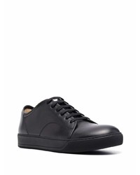 Baskets basses en cuir noires Lanvin