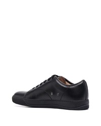 Baskets basses en cuir noires Lanvin