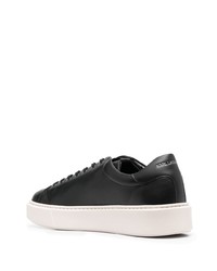 Baskets basses en cuir noires Karl Lagerfeld