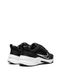 Baskets basses en cuir noires Nike