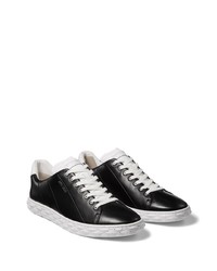 Baskets basses en cuir noires Jimmy Choo