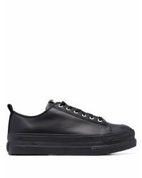 Baskets basses en cuir noires Diesel