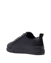 Baskets basses en cuir noires Diesel