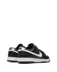 Baskets basses en cuir noires Nike