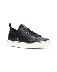 Baskets basses en cuir noires Polo Ralph Lauren