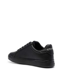 Baskets basses en cuir noires Coach