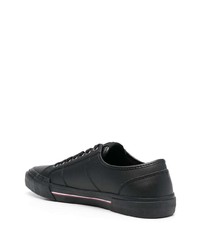 Baskets basses en cuir noires Tommy Hilfiger