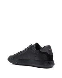 Baskets basses en cuir noires Tommy Hilfiger