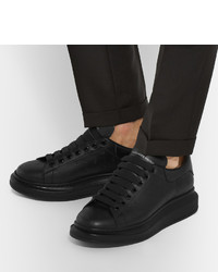 Baskets basses en cuir noires Alexander McQueen