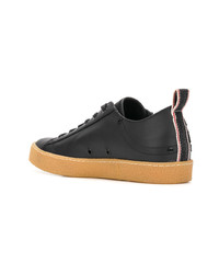 Baskets basses en cuir noires Diesel