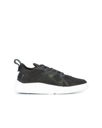 Baskets basses en cuir noires Filling Pieces