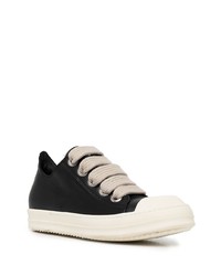 Baskets basses en cuir noires Rick Owens