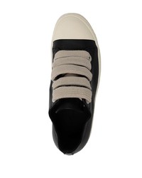 Baskets basses en cuir noires Rick Owens