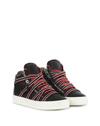 Baskets basses en cuir noires Giuseppe Zanotti