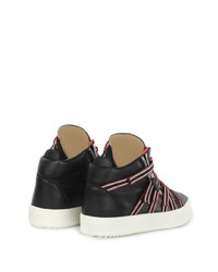 Baskets basses en cuir noires Giuseppe Zanotti