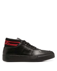 Baskets basses en cuir noires Gcds