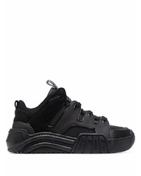 Baskets basses en cuir noires Gcds