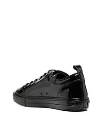 Baskets basses en cuir noires Valentino Garavani